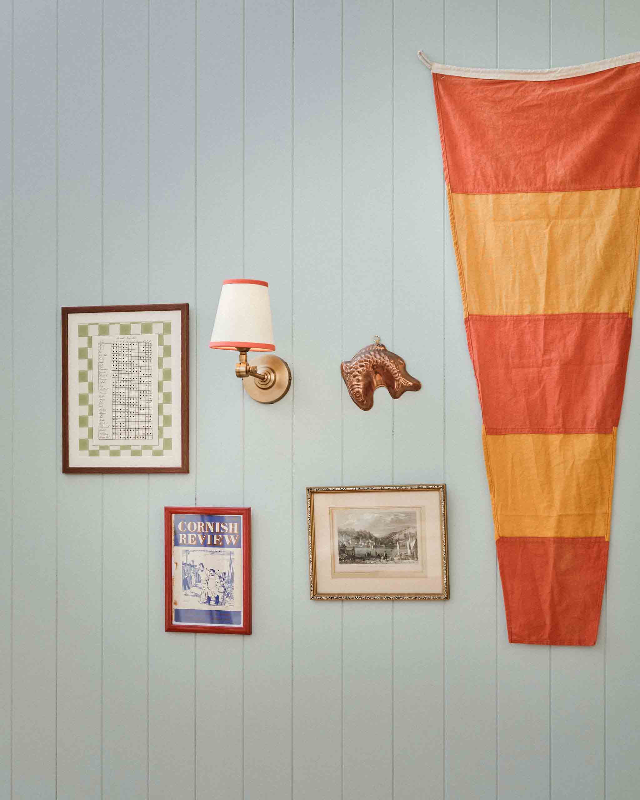 The Galleon Inn, Fowey, Cornwall wall