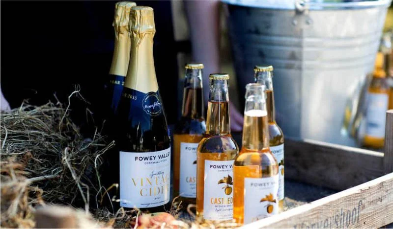 Cider tasting In Fowey