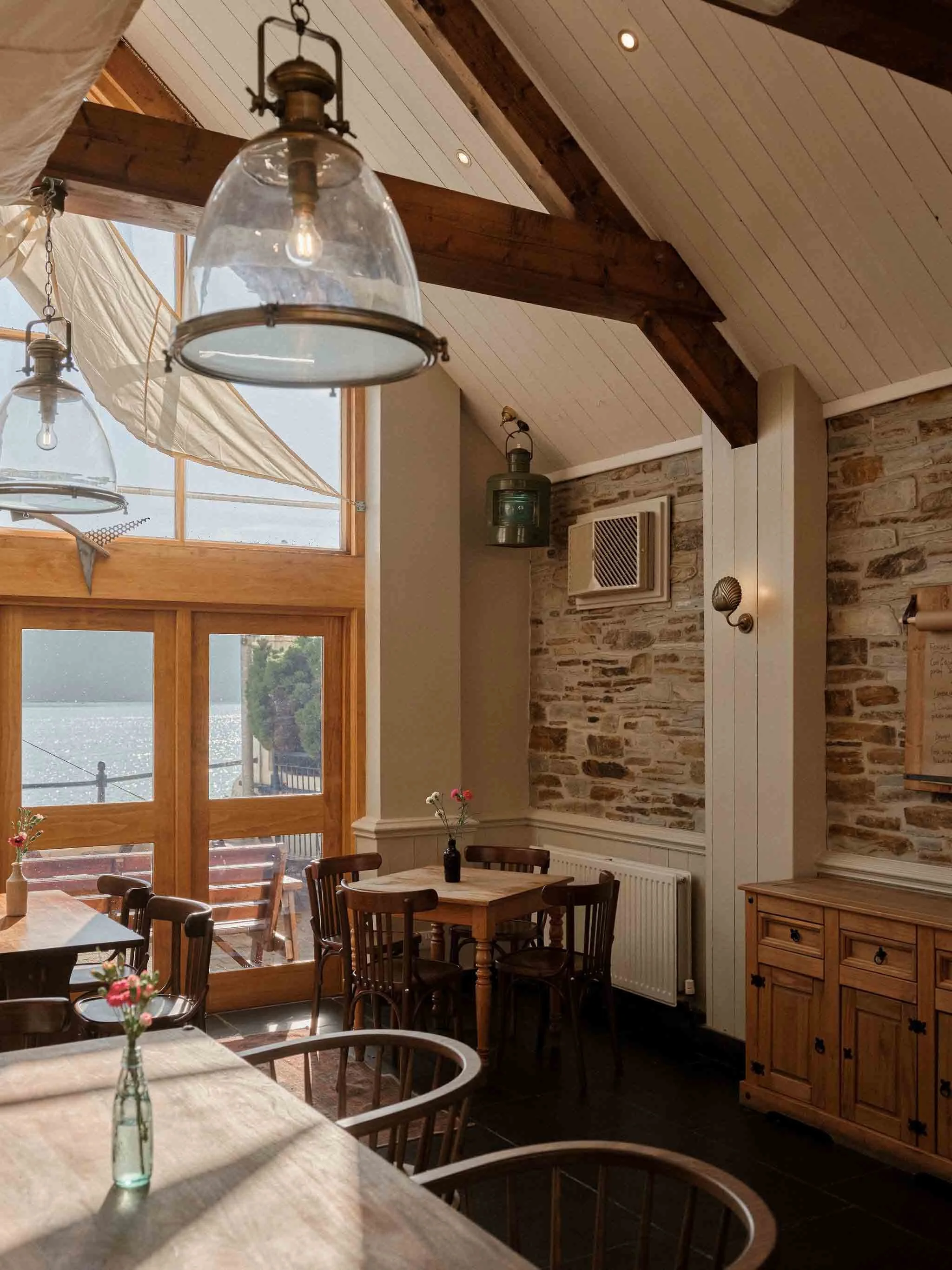 river view The Galleon Inn, Fowey, Cornwall