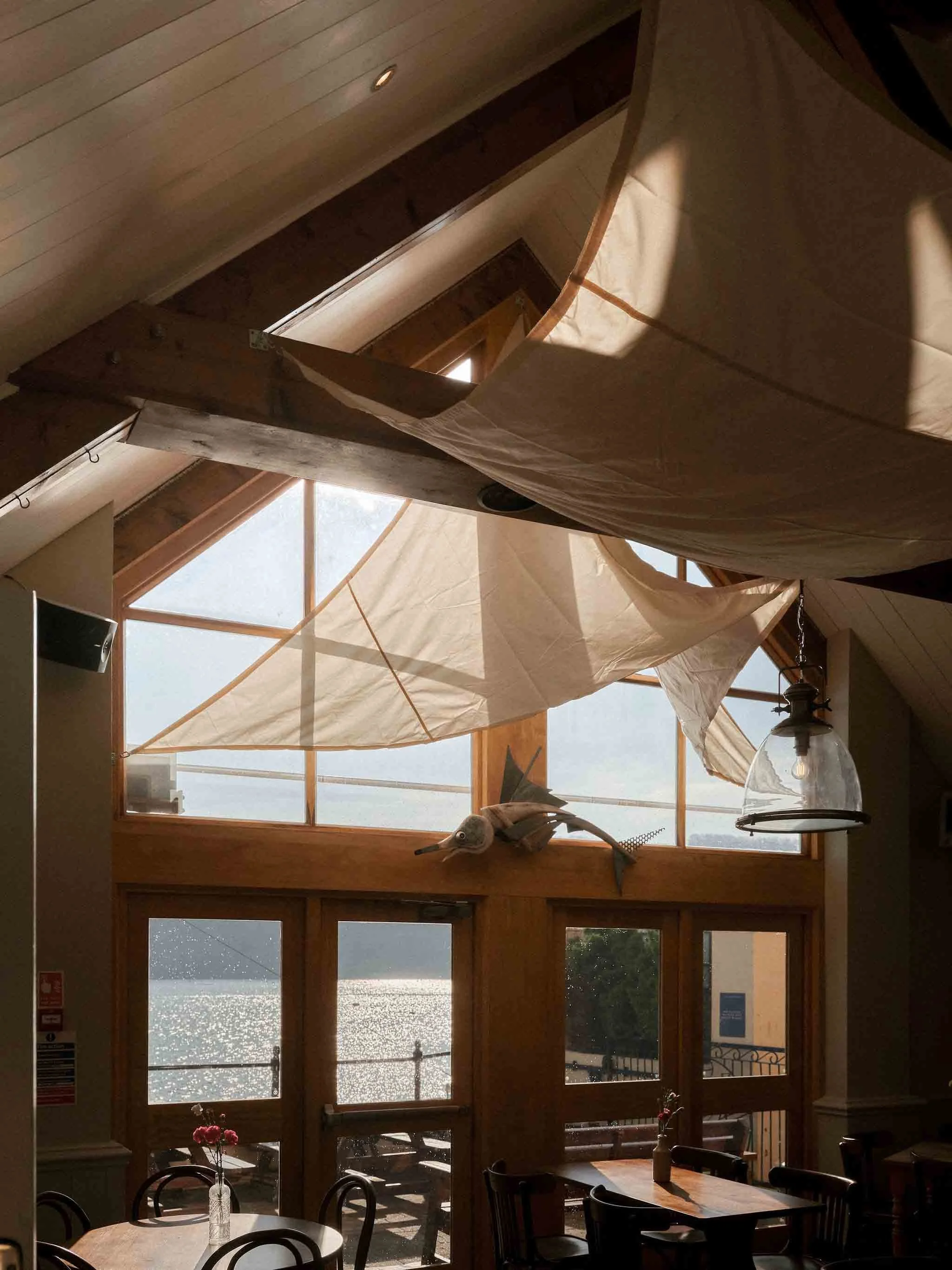 View from the restaurant The Galleon Inn, Fowey