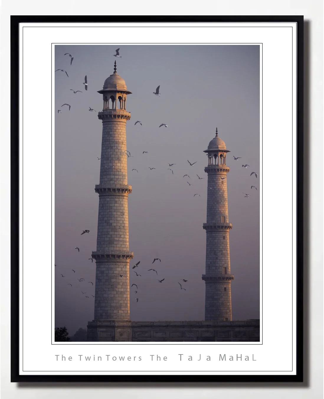 The Twin Towers of the Taj  Mahal.