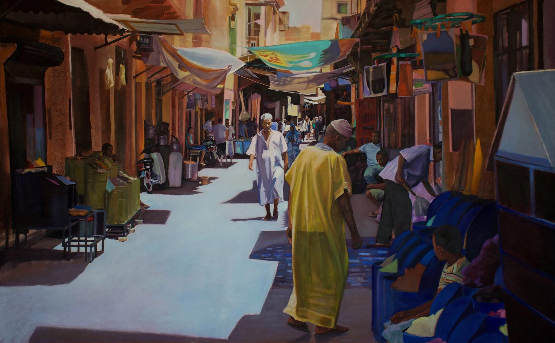 Spices, Sents and Colours of the Moroccan Venders' Street