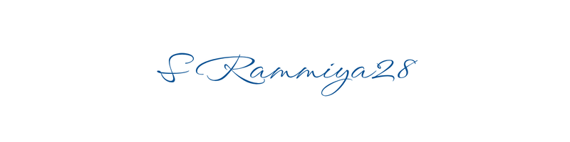 Handwritten text that reads 'S Ramniya28' in blue ink.