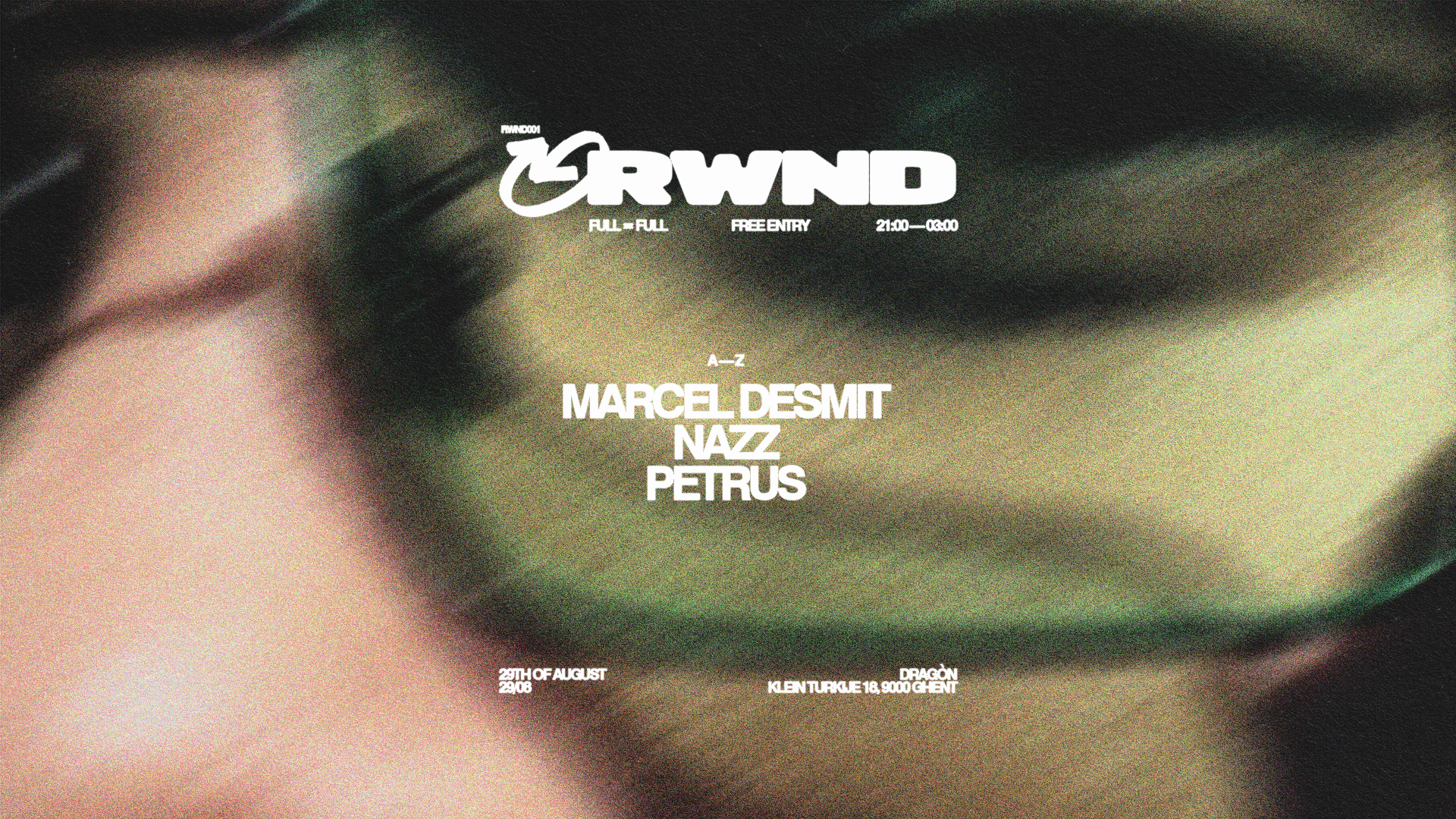 RWND001 — Rewind Clubnight