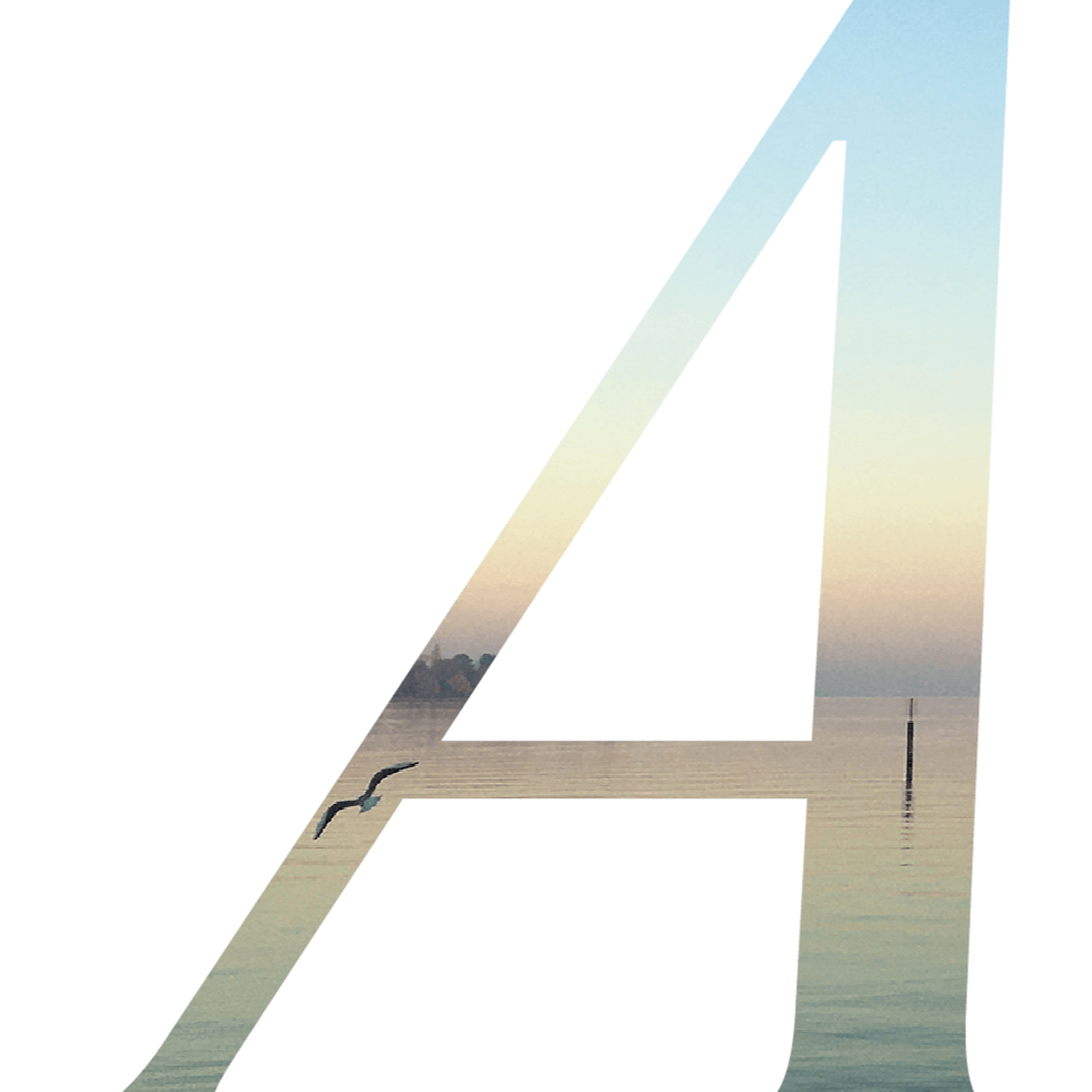 Das Bild zeigt eine Szene an einem See mit einem Pärchen in einem Boot, Wasservögel fliegen über das Wasser, im Hintergrund sind Bäume und ein Himmel mit sanftem Farbverlauf. Das Bild ist durch eine Verzerrung oder Störung teilweise beschädigt.