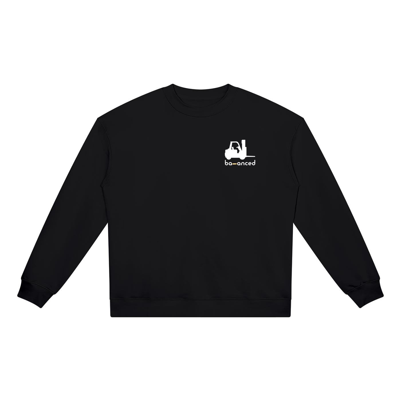 Certified Forklift Operator Crewneck Sweatshirt - Black