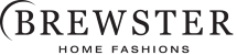 Brewster Home Fashions logo with black text on a transparent background