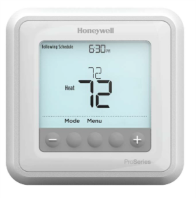 Honeywell T6 Thermostat - Installed