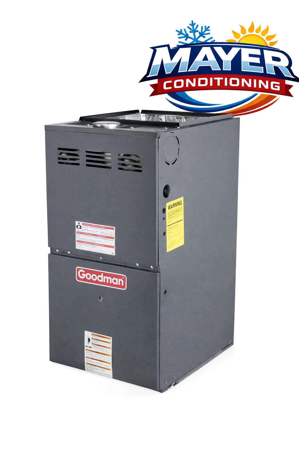 80% Gas Furnace - 80,000 BTUH - 5 Ton Drive - Installed