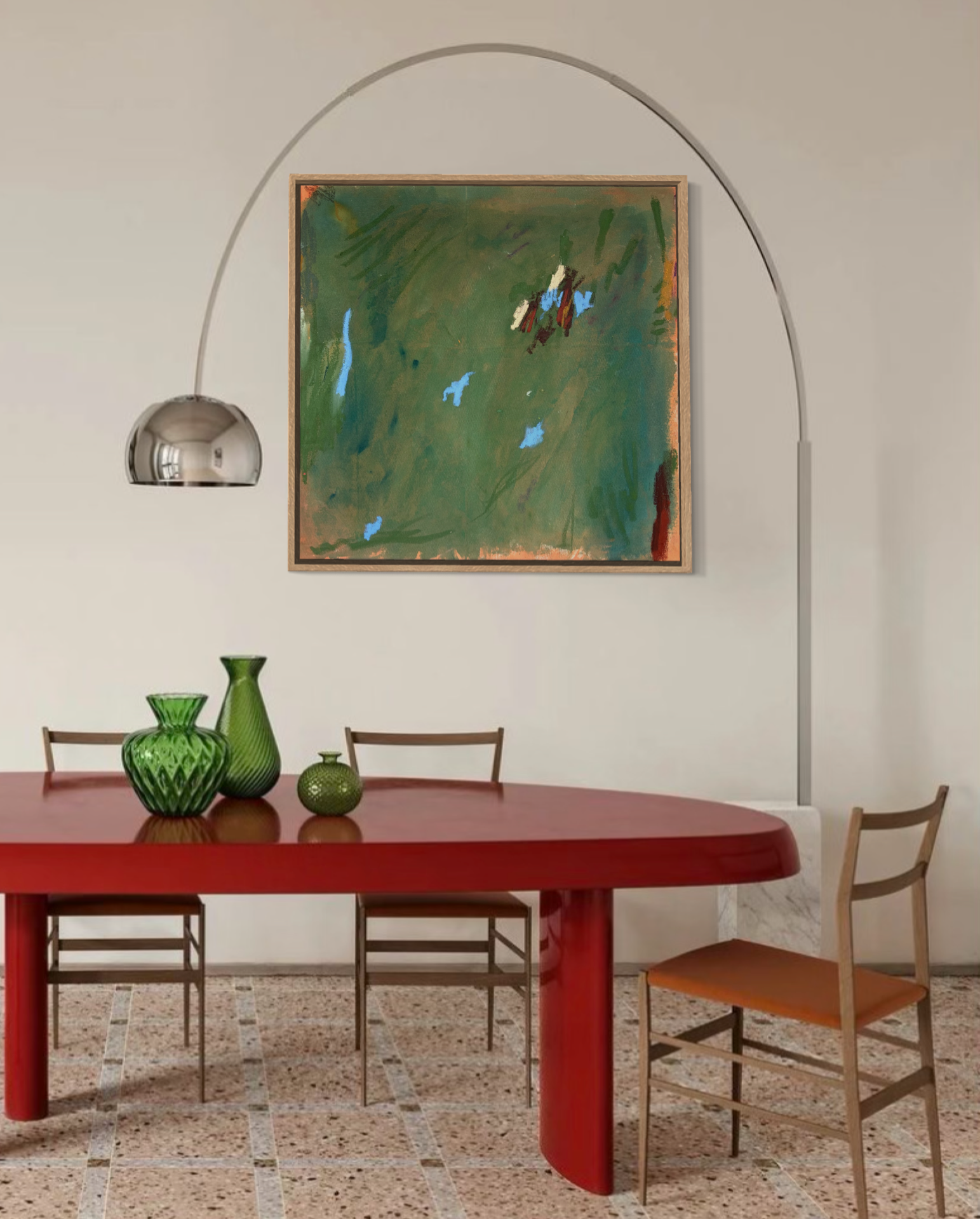 'Falling into you' - 75x75cm