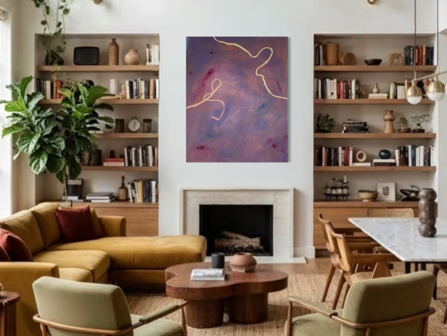 'Blending in' - 65x80cm (SOLD)