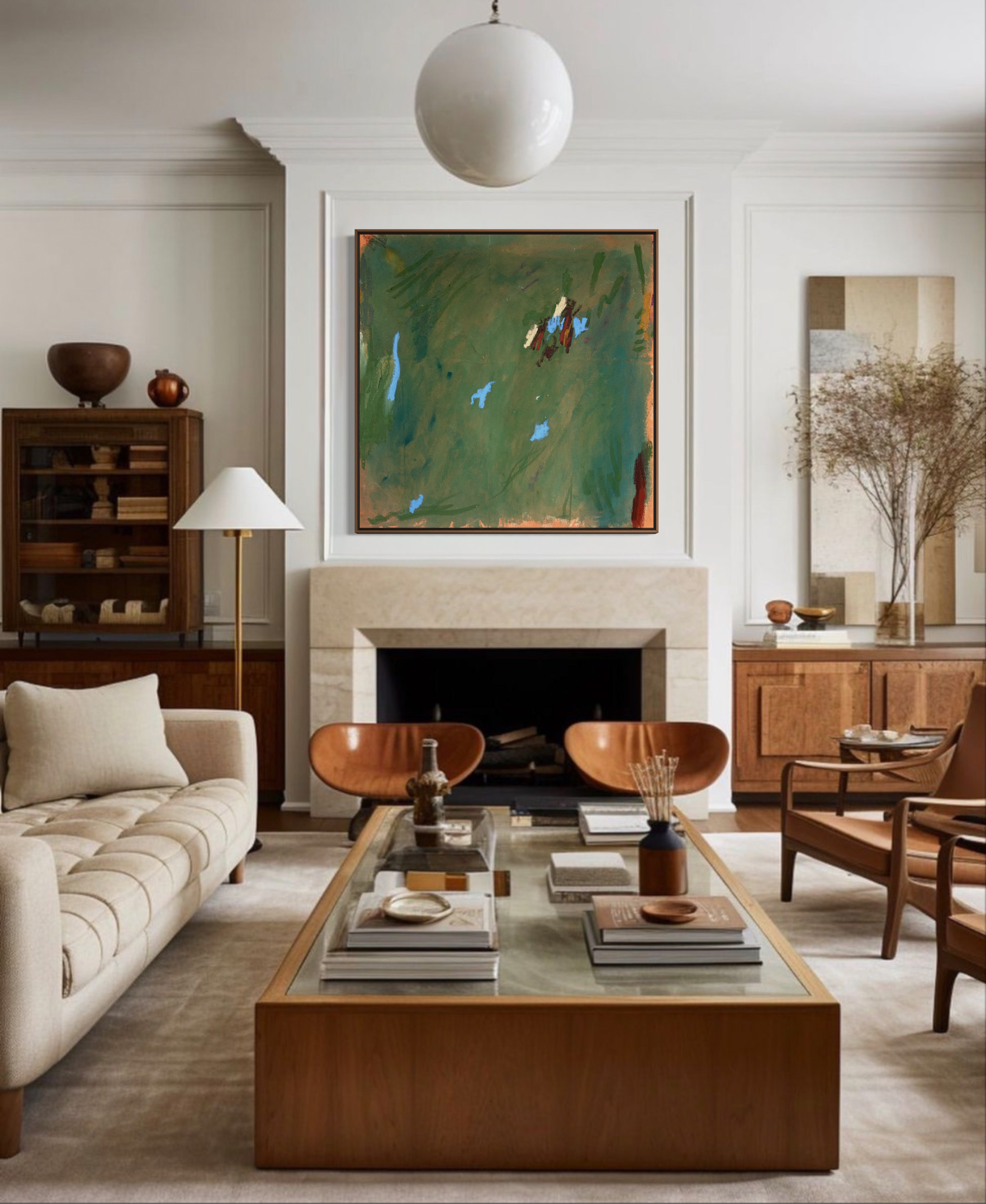 'Falling into you' - 75x75cm