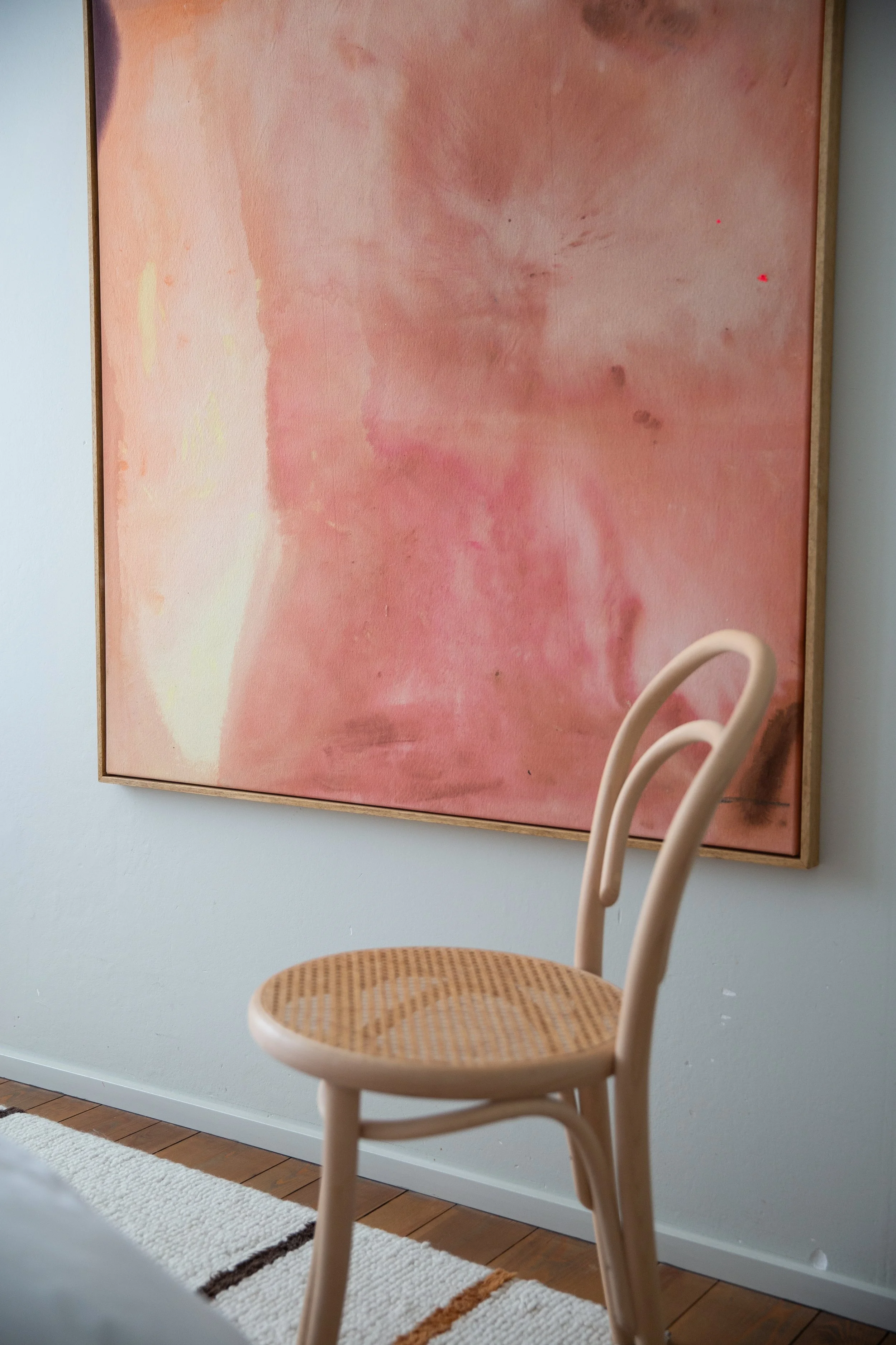 I think of you in colours - 115x120cm