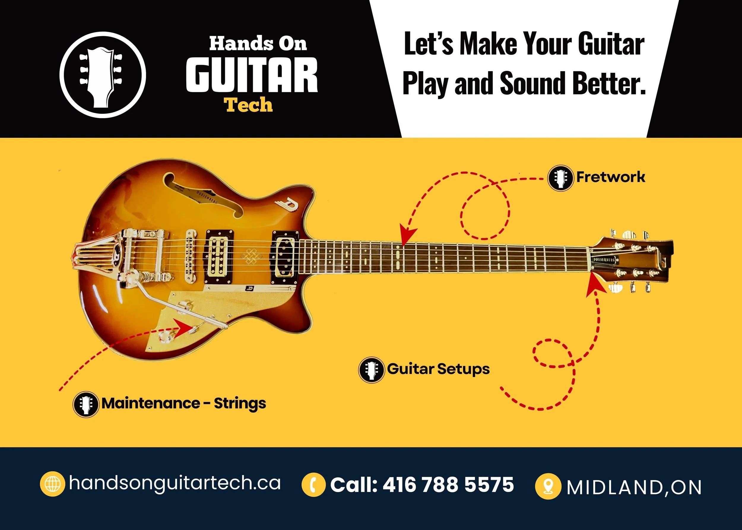 Let's make your guitar play and sound better.