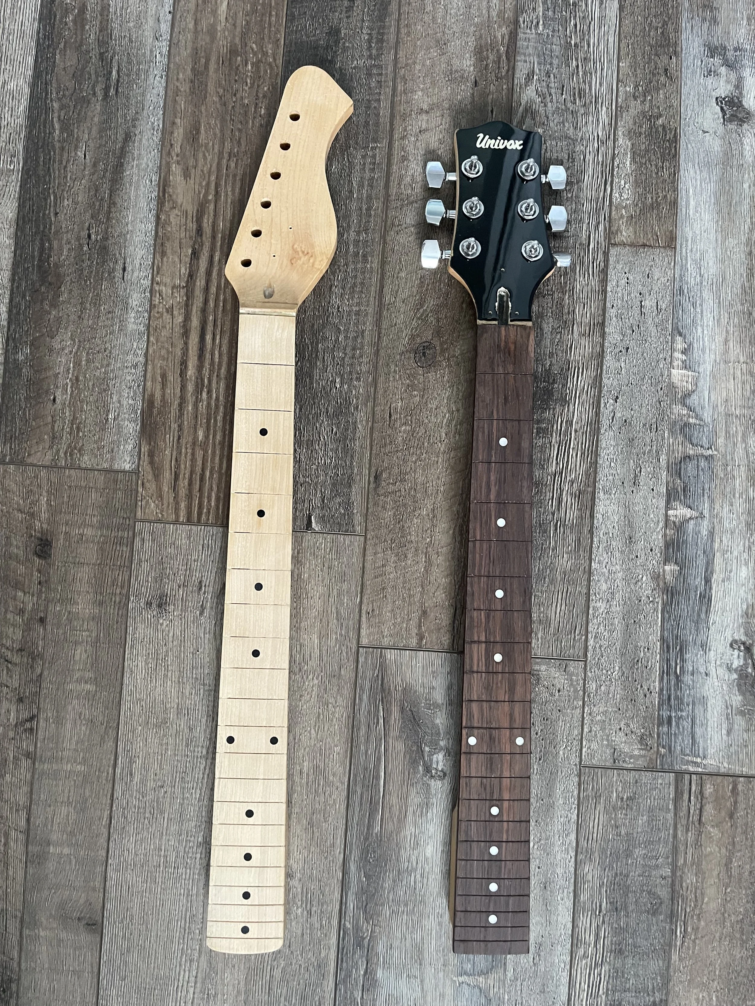 Necks are getting ready for a refret.