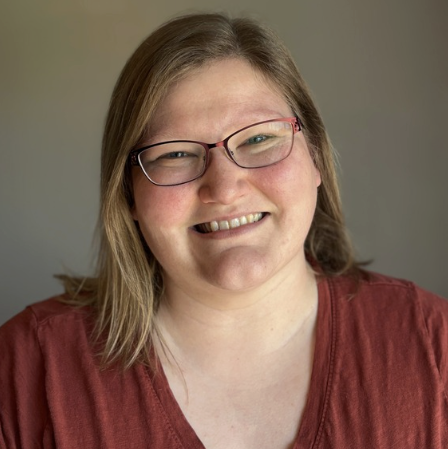 Megan Stevenson (she/her), a licensed clinical social worker and certified financial social worker from Indiana.