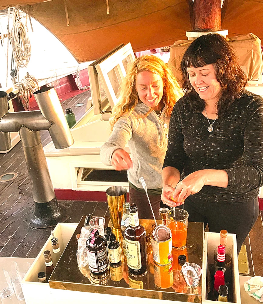 Craft the Perfect Cocktail While Under Sail