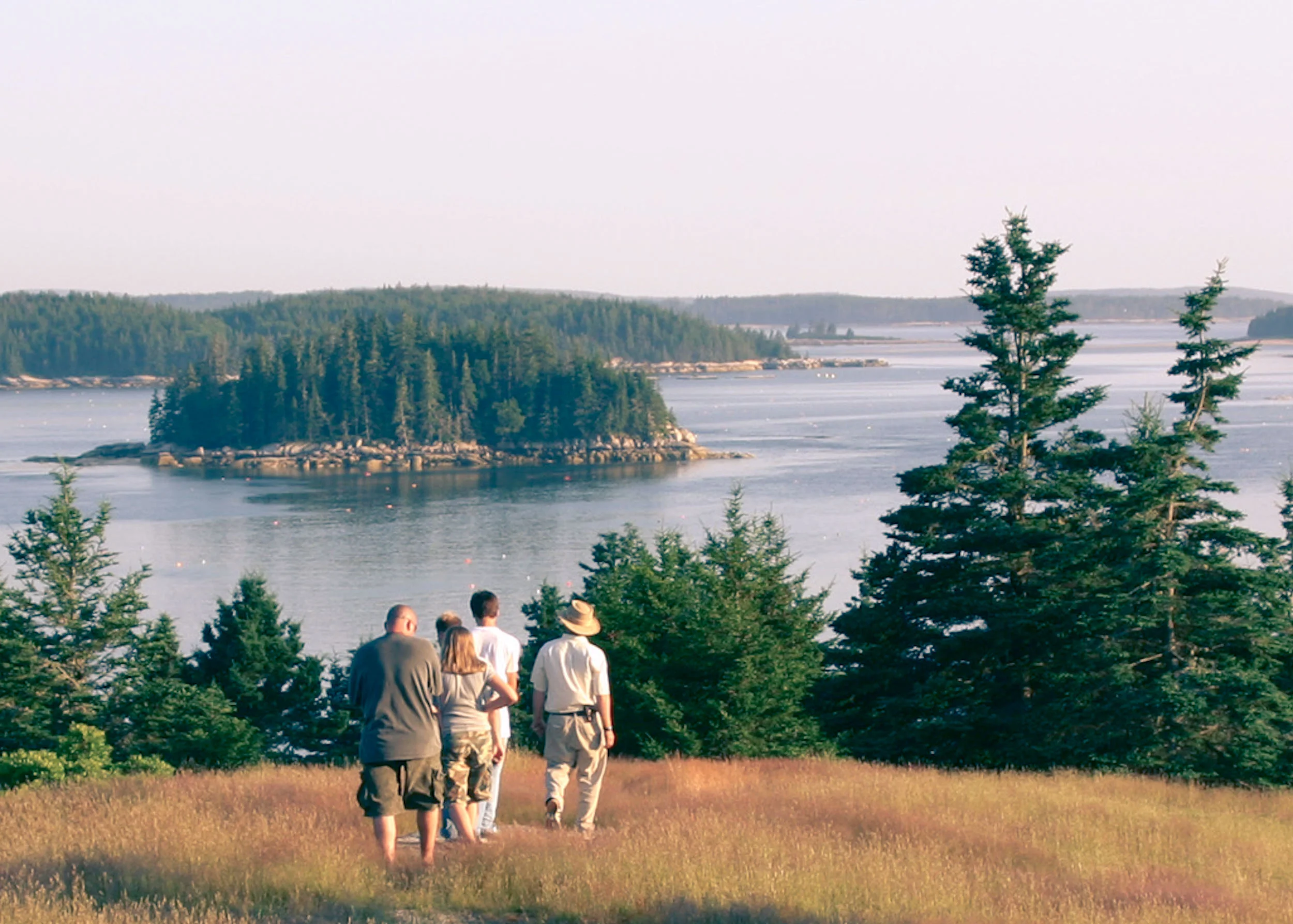 Enjoy the views from aboard Ladona or go ashore to explore a deserted island. You decide.