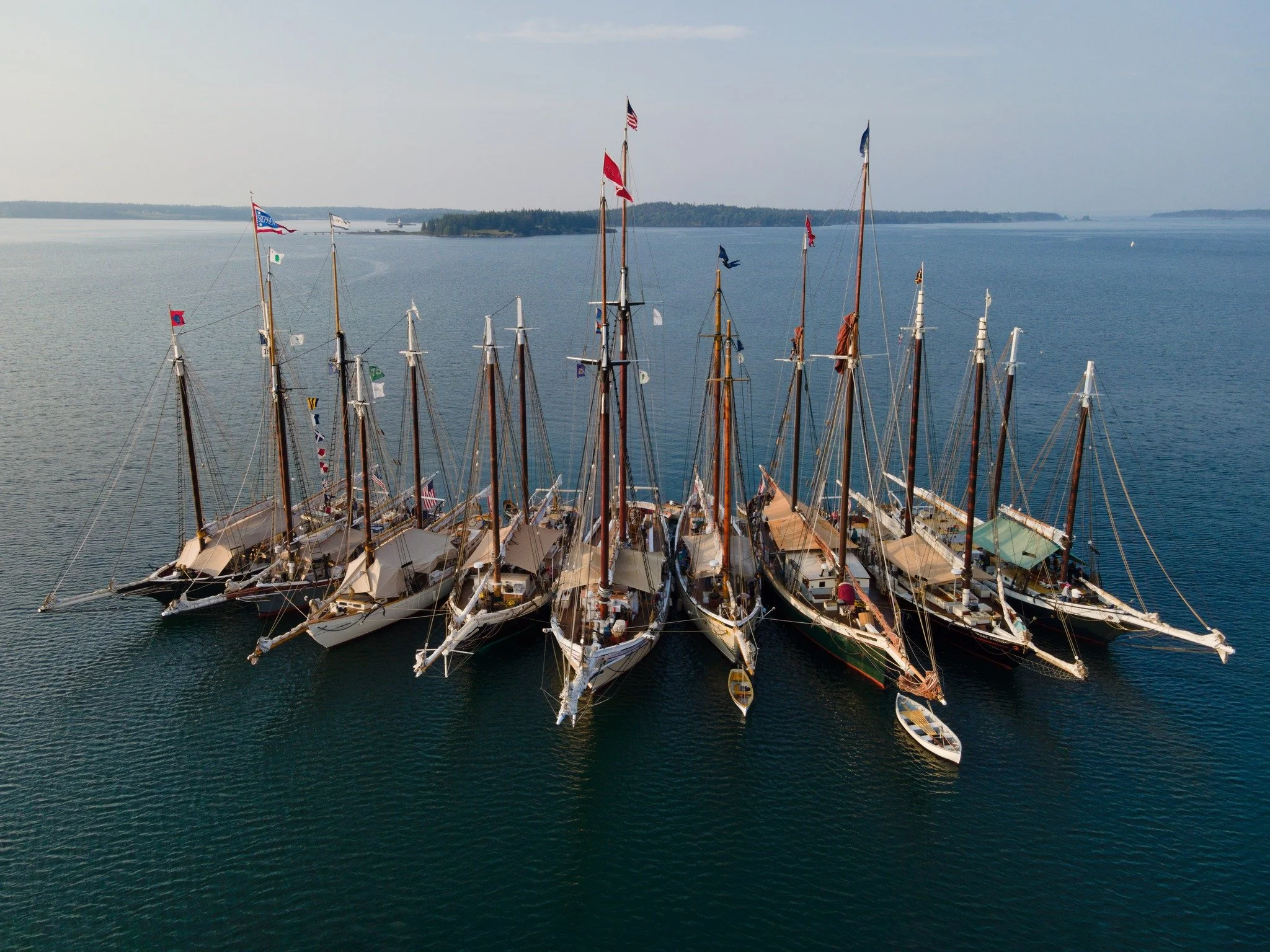 The Fleet of Schooners at Fleet Rendezvous