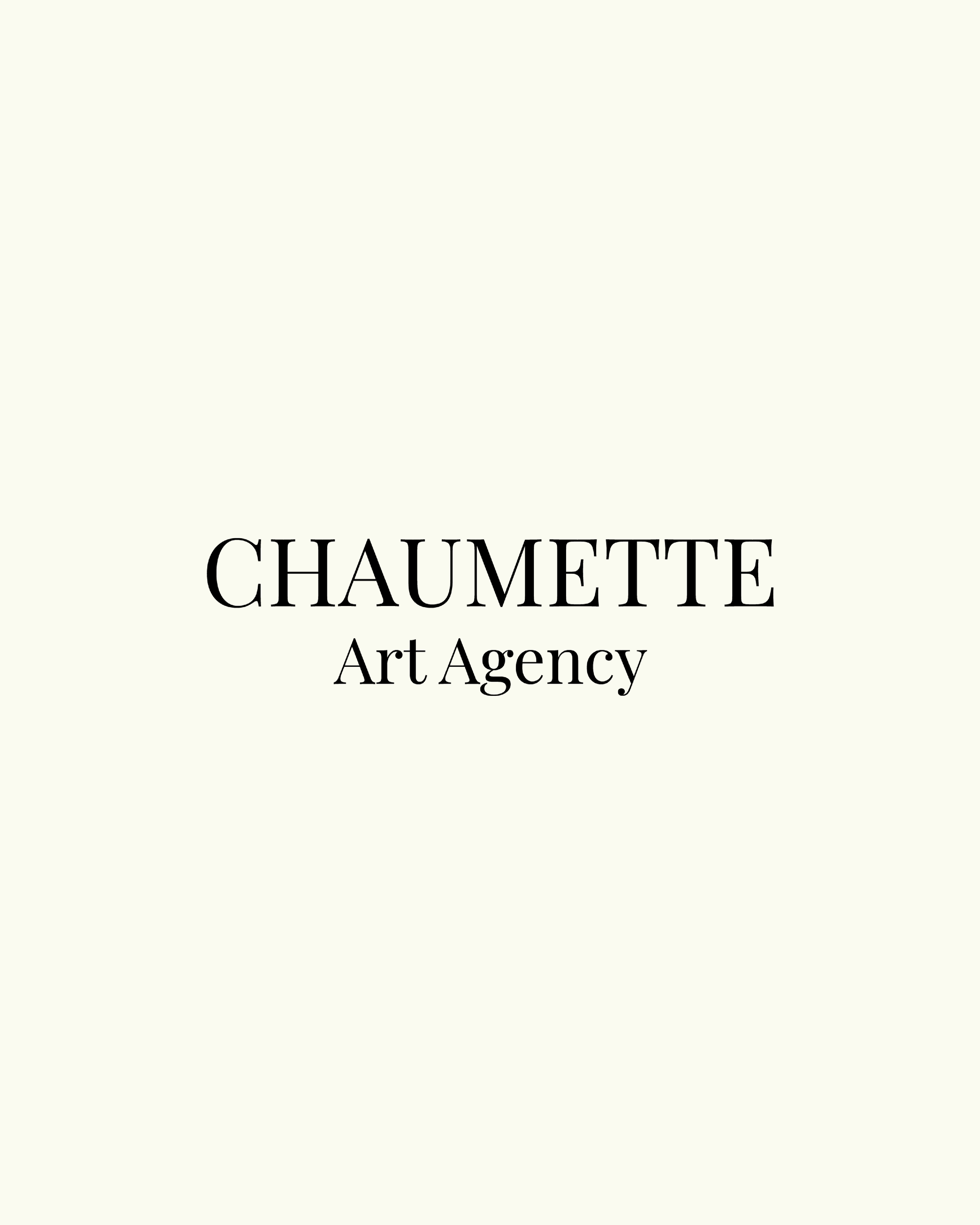 Logo de l'agence artistique 'Chau Métte Art Agency' sur fond clair.