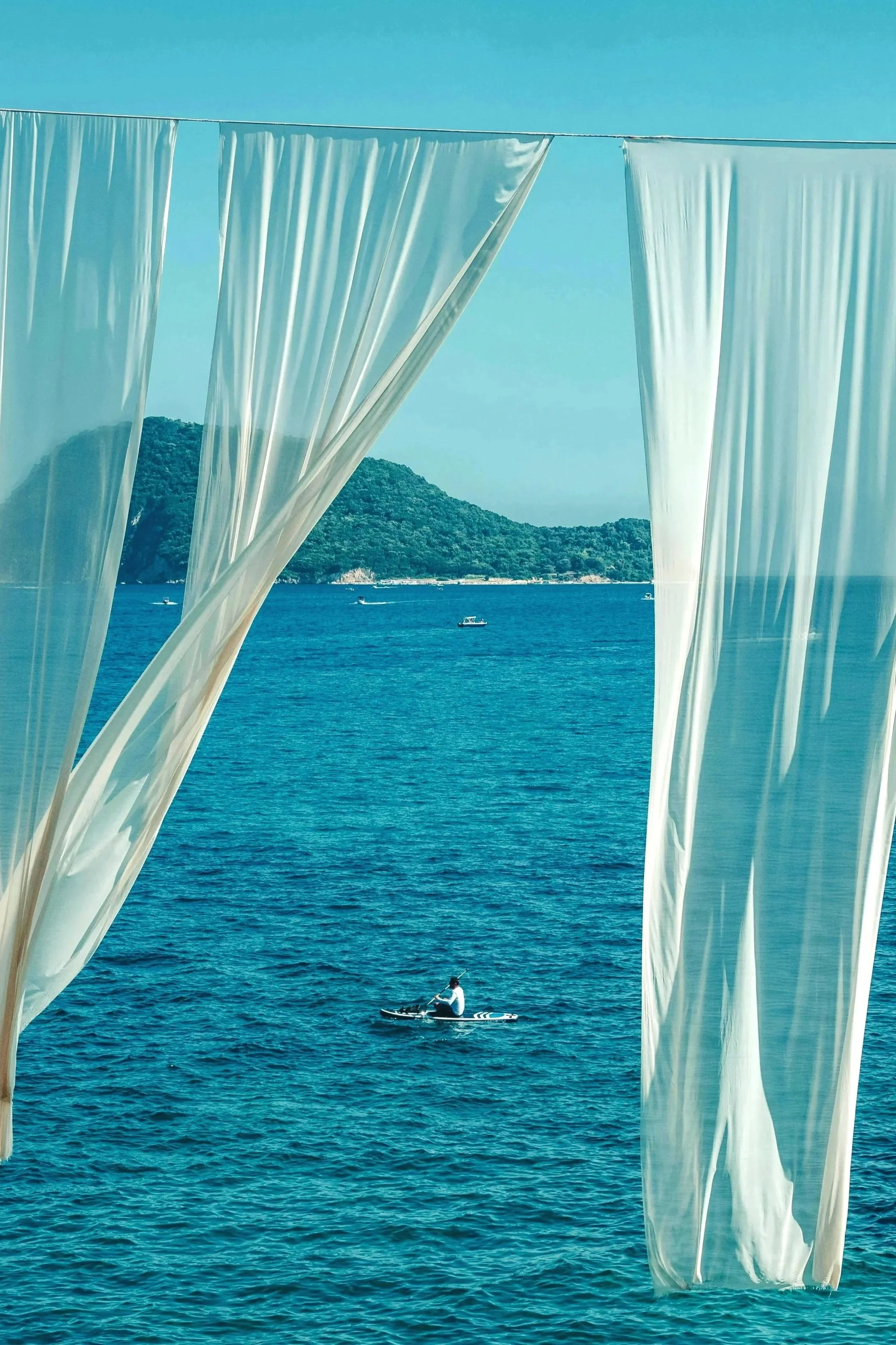 Tactile luxury and slow living aesthetics at a MED RESET private sanctuary, designed for sensory restoration.