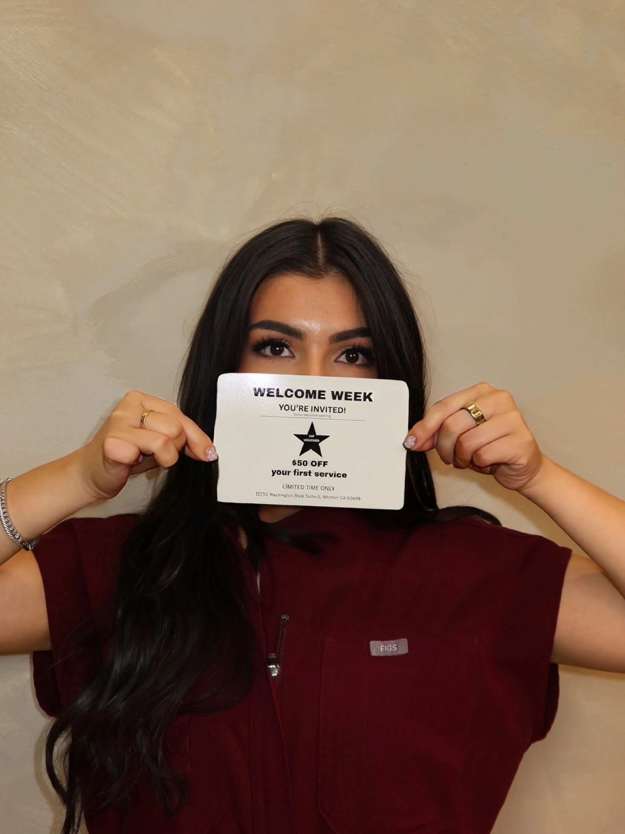 ✨GRAND OPENING SALE ✨
You&rsquo;re invited to our exclusive opening sale. $50 OFF your first service! (And if you refer a friend you get additional $$$ off) 

Check out the highlights to see our services 💄