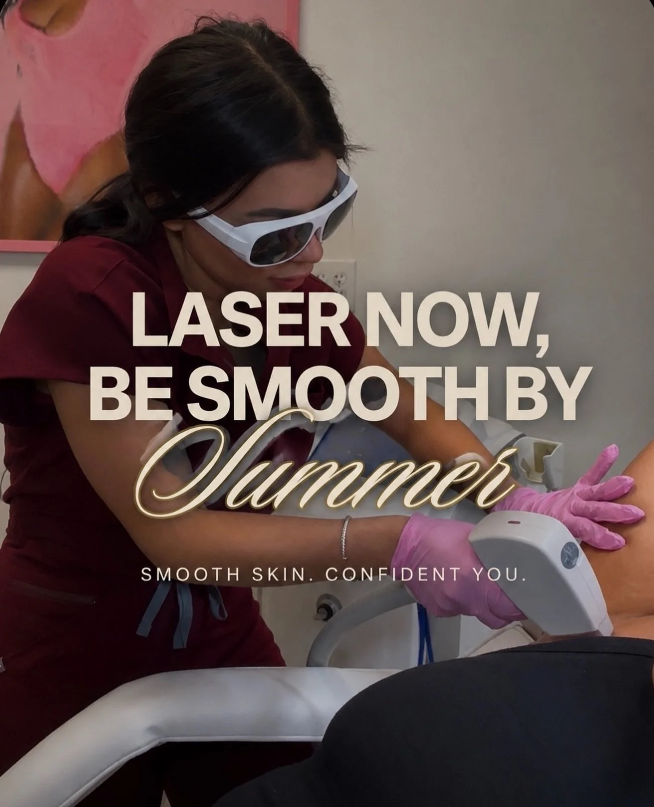 ☀️ SUMMER SMOOTH CLUB ☀️
Your summer glow starts NOW ✨

Prepay &amp; save on laser hair removal this season 

✨ SUMMER SMOOTH BUNDLE ✨
Includes:
&bull; Brazilian
&bull; Underarms
&bull; Lower Legs

Regular Price: $1,710
SUMMER CLUB PRICE: $999

Payme