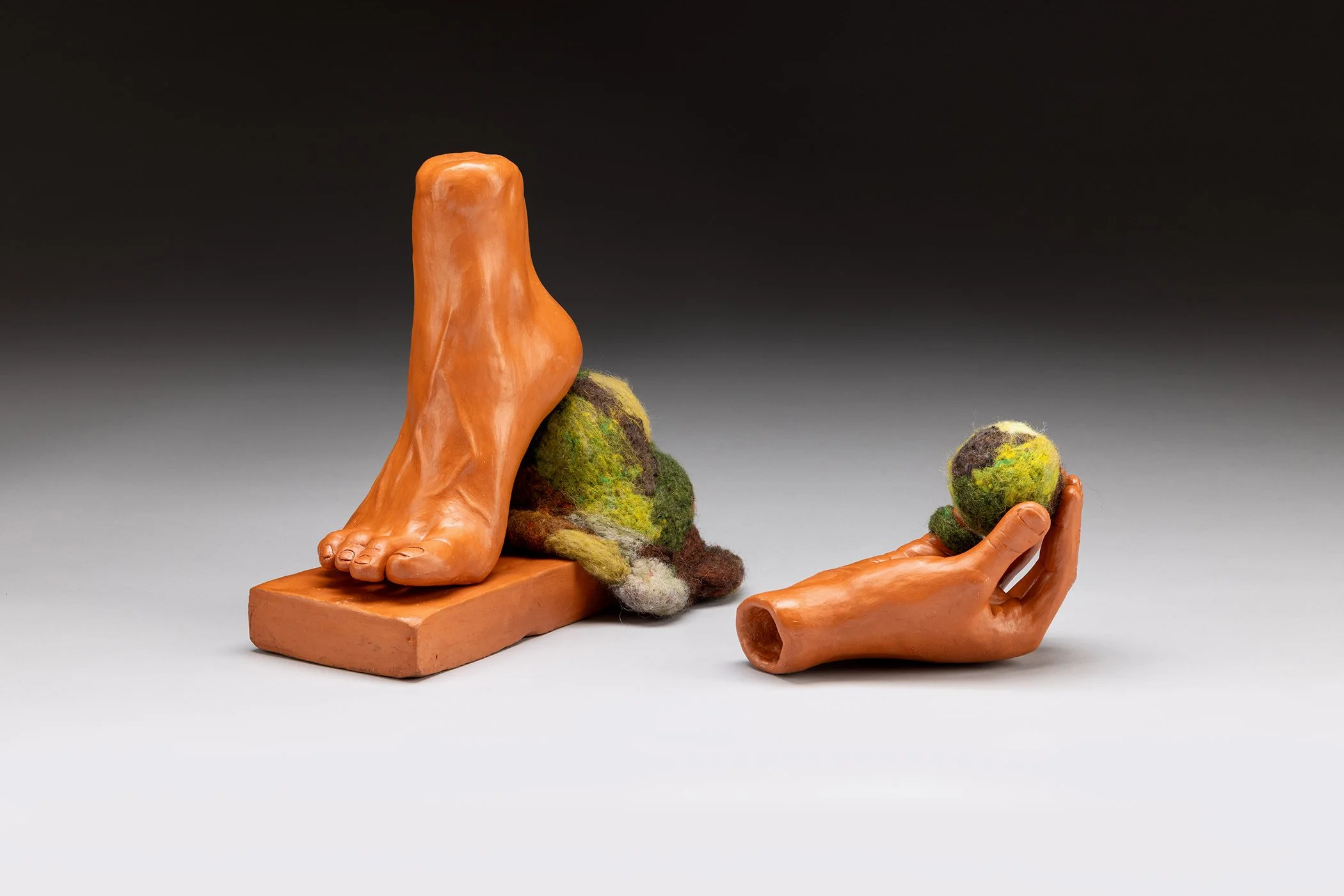 Hand and Foot Sculptures