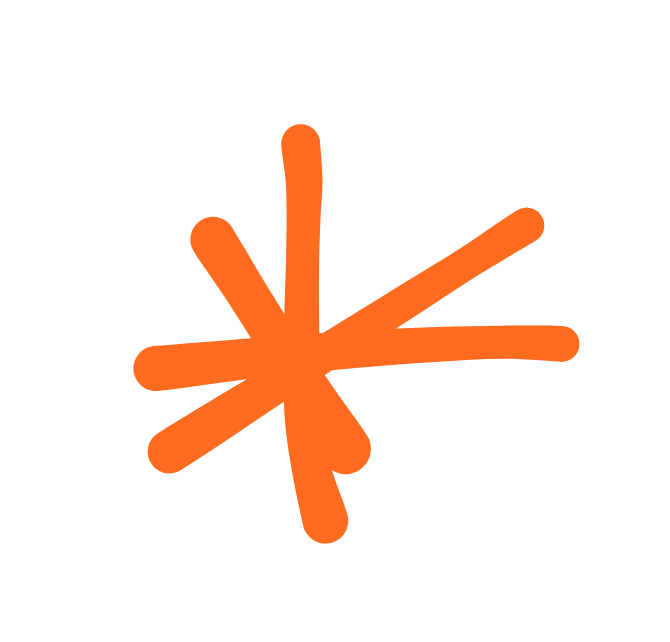 orange star bullet point
