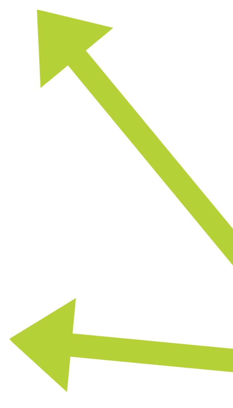 green clock hands
