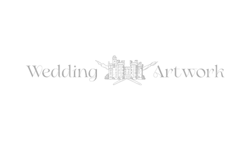 wedding artwork - wedding stationery and live wedding painting