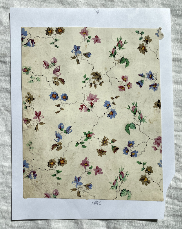 Antique French Hand-painted Artwork