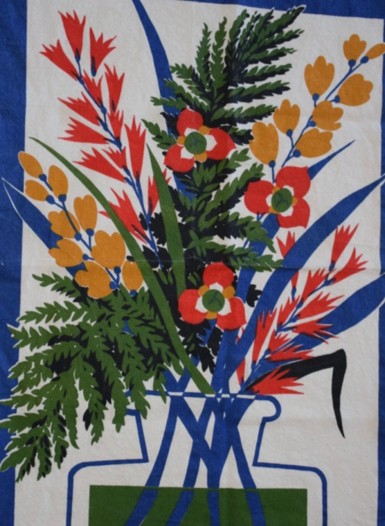 Floral Milanese Tea Towel