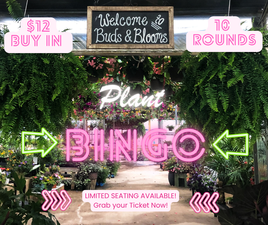 FALL Plant Bingo Saturday, September 26th