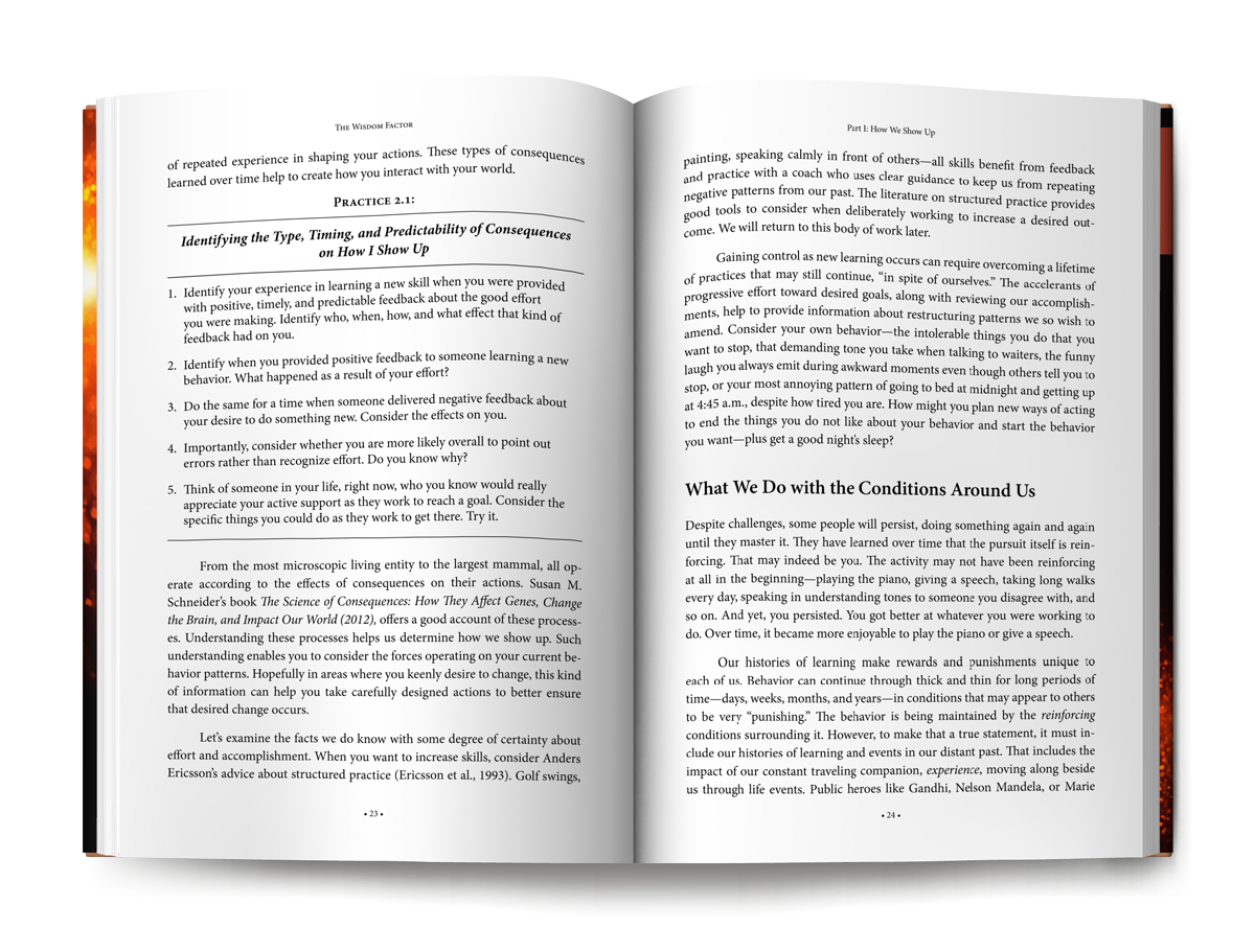 Interior layout: The Wisdom Factor