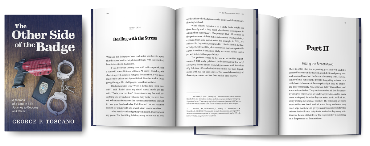 Book Cover and Interior layouts: The Other Side of the Badge