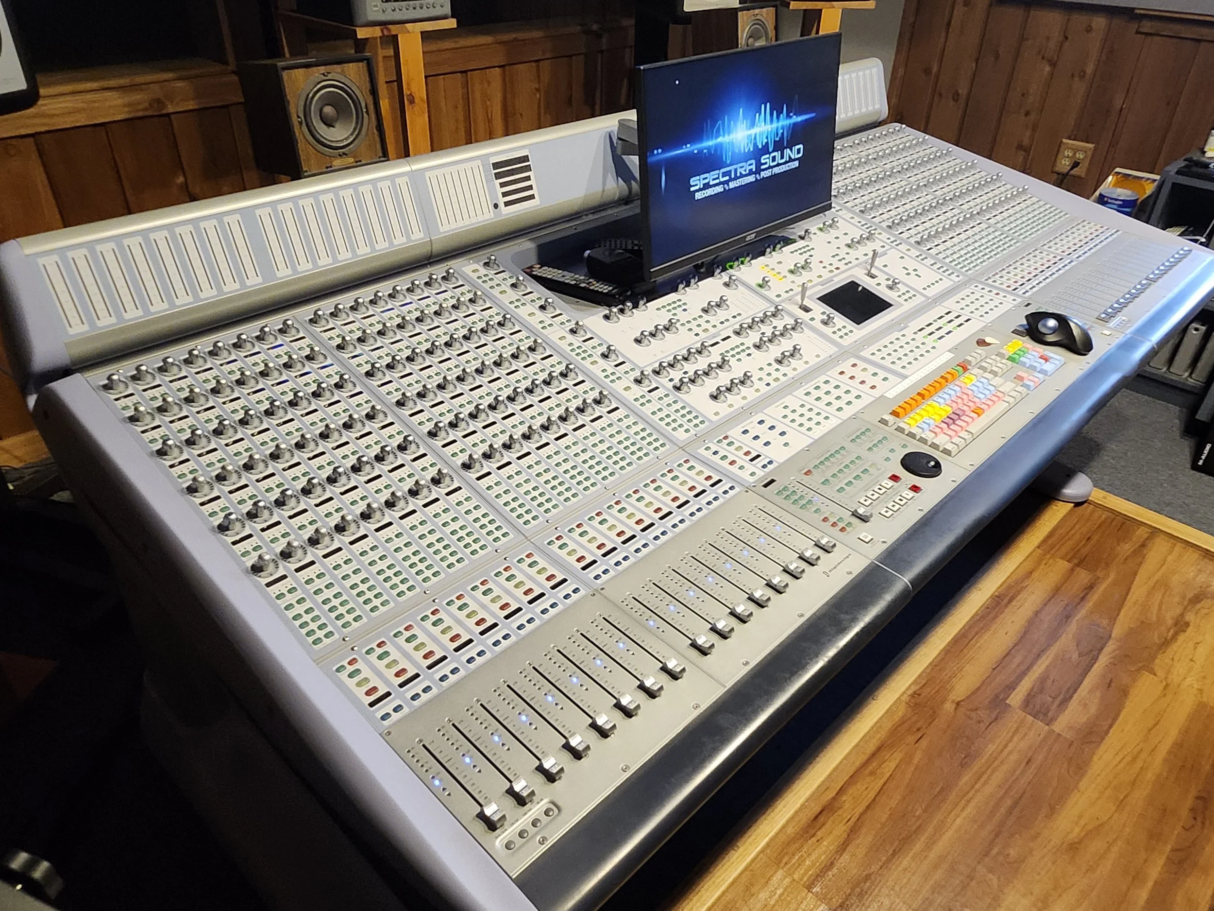 Professional audio engineer mixing and recording music in Quakertown PA studio with high-end equipment