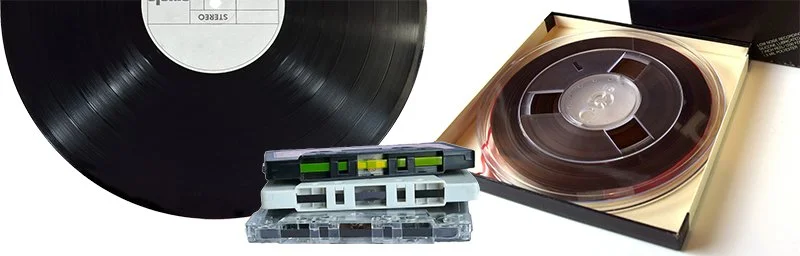 Audio workstation and professional converters used for analog tape transfers to digital audio formats