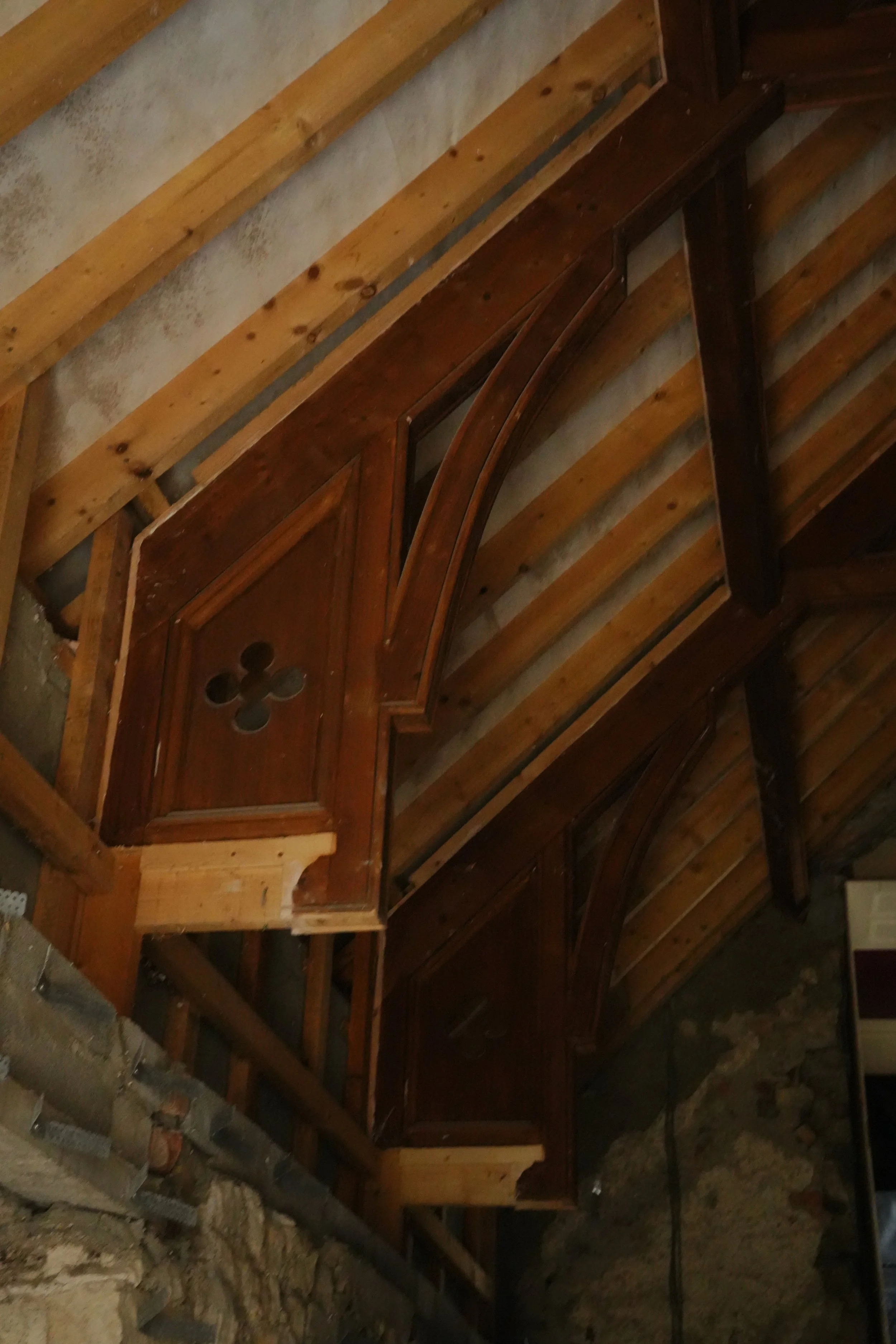 Beam original detailing from dining room