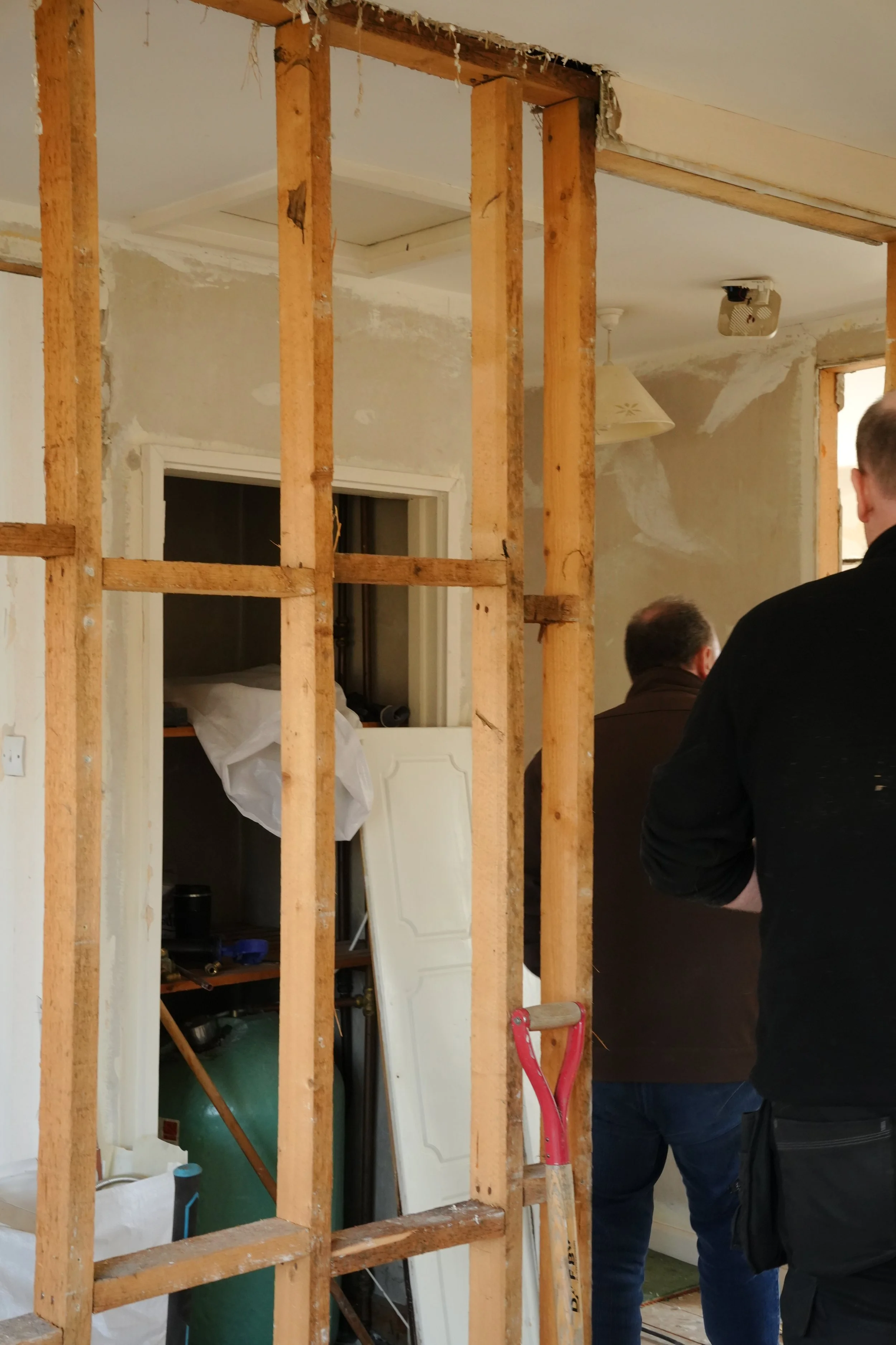 walls knocked down