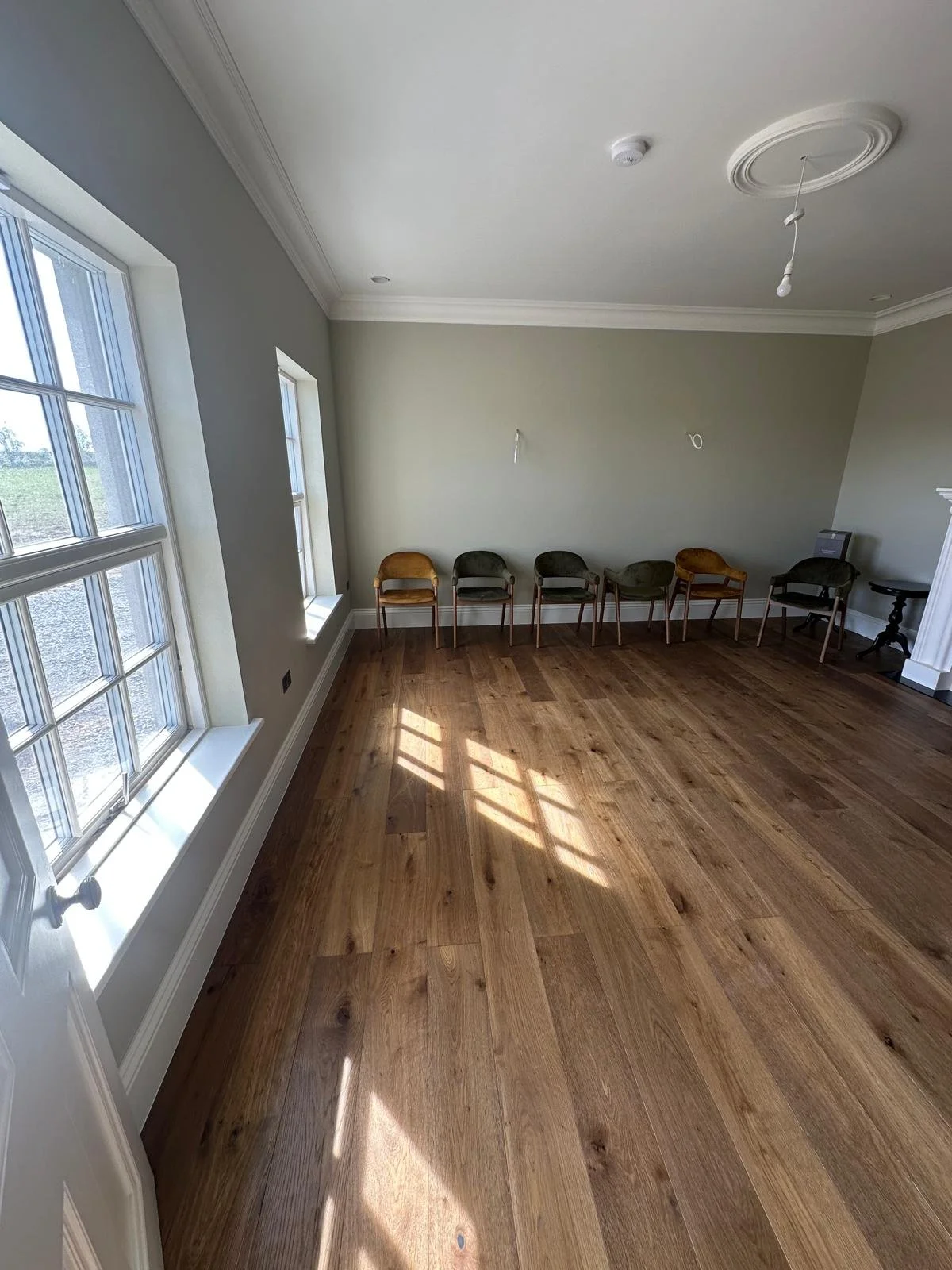 Living room with chairs