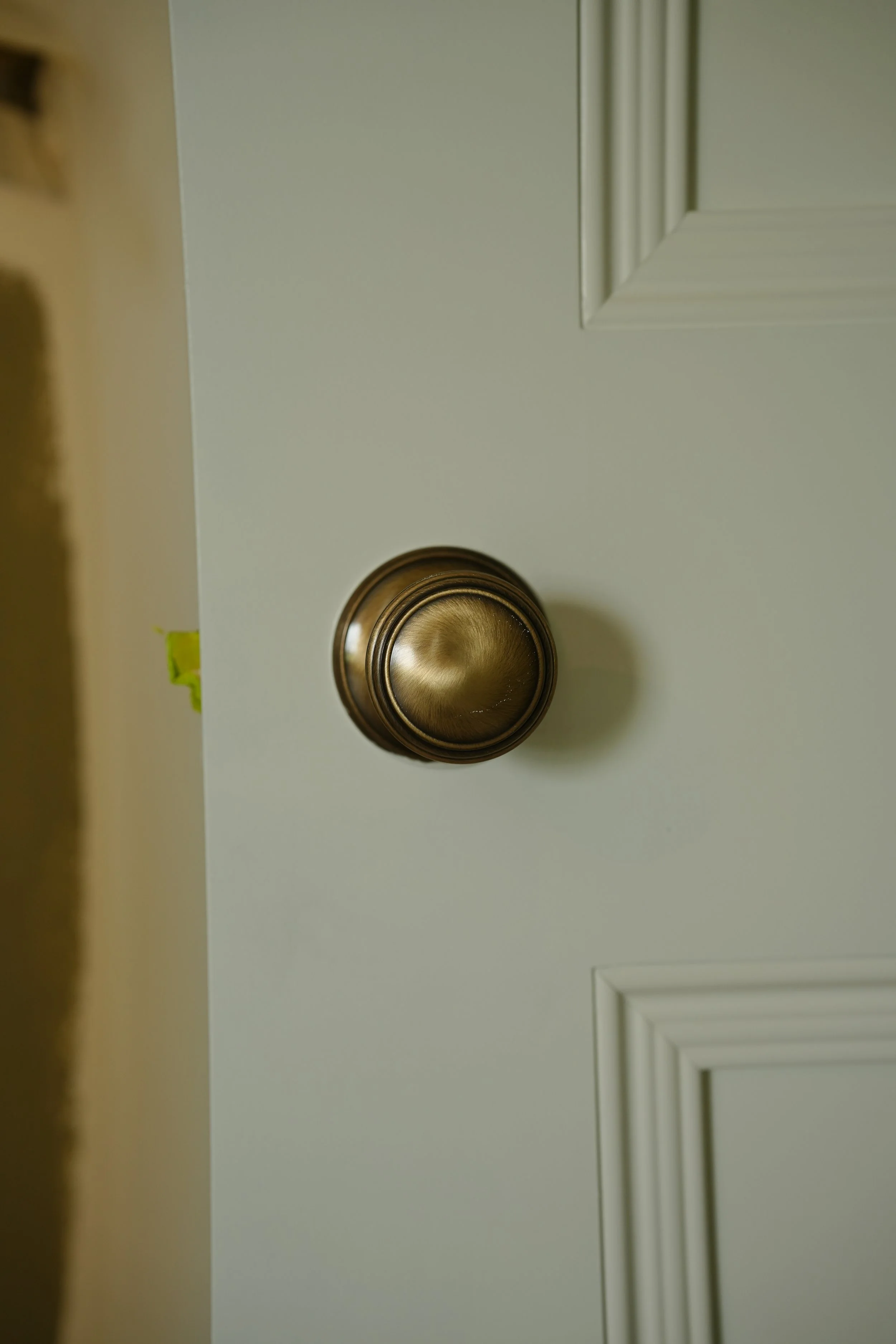 Brass door knob