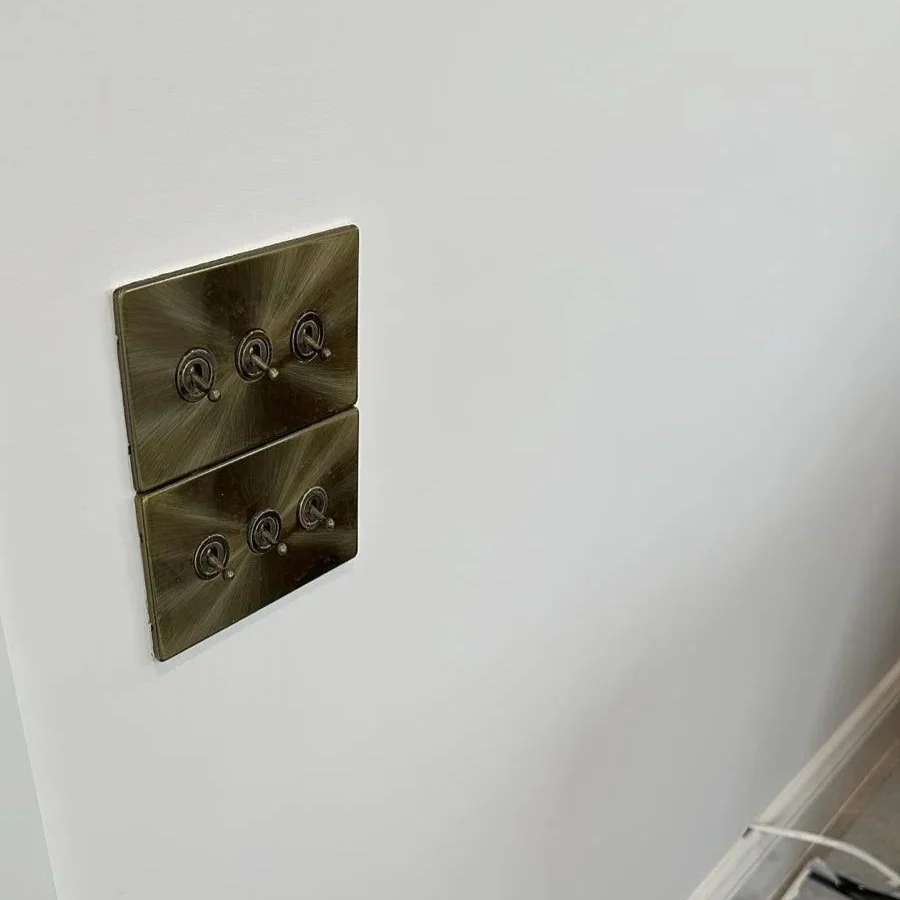 Brass light switches