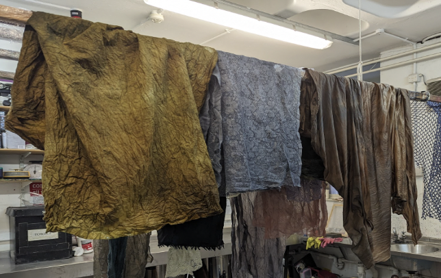 Dying Process for Wearable Art 2024.