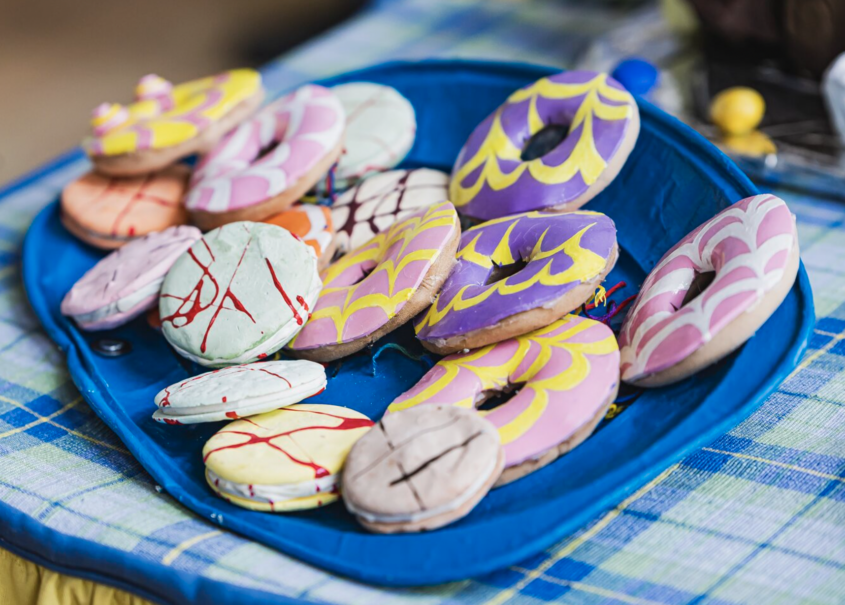 Food Props for SPAWN! 2024. Prop design and make - Heather Shaw.  Dir. Lucy Hall. Photos. Kirsten McTernan.