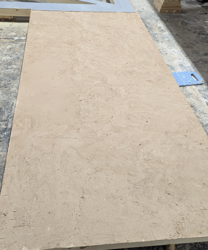 Plaster Texture for Amelie the Musical. Set Design Cerys Arrowsmith.