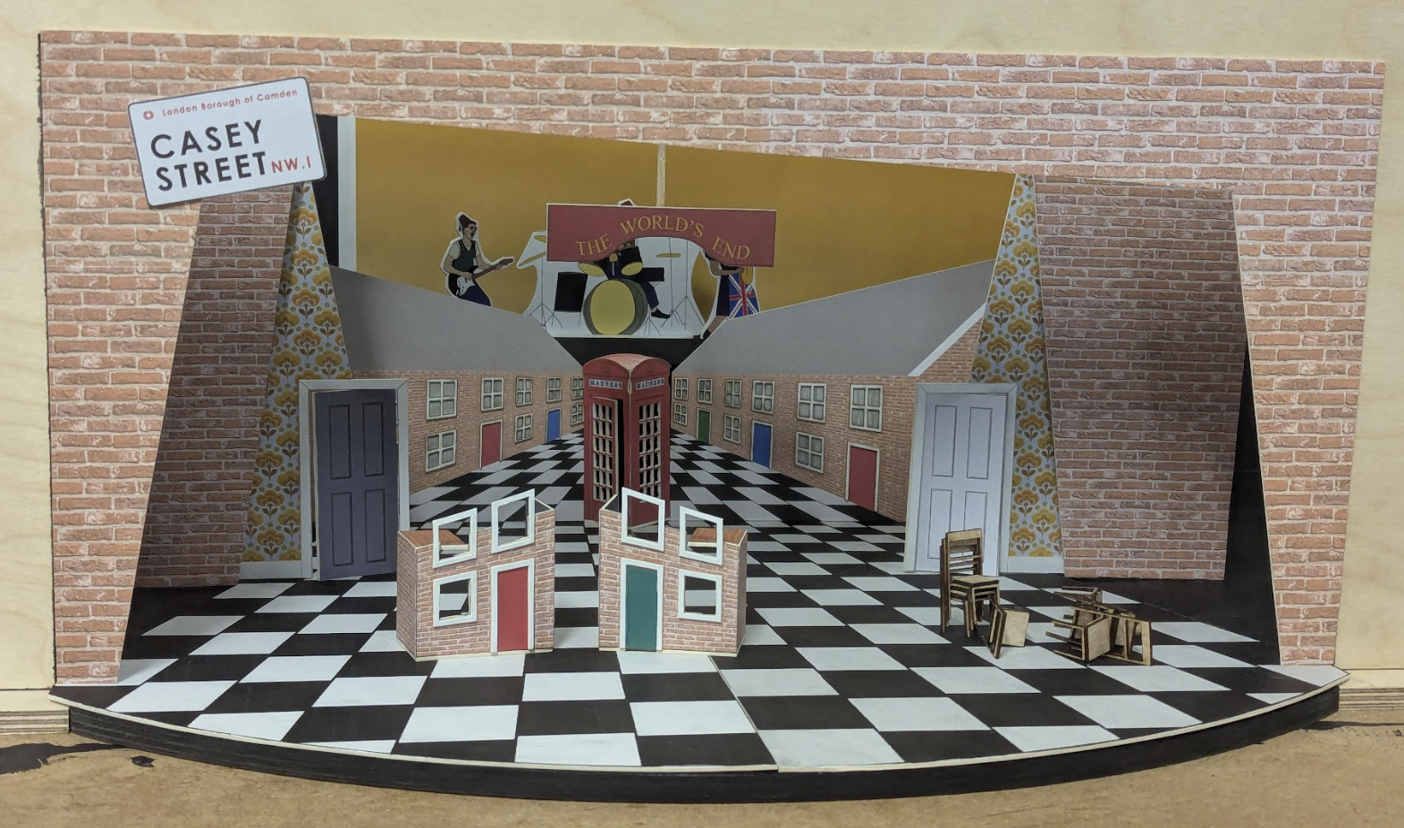 Design Model for Our House the Musical. Designed. Reuben Dutch