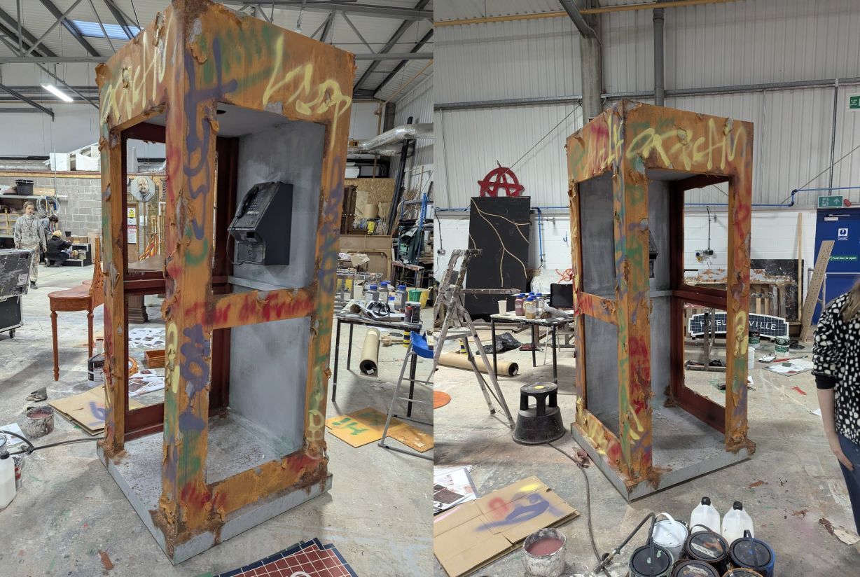 Scenic Process for Amelie the Musical.