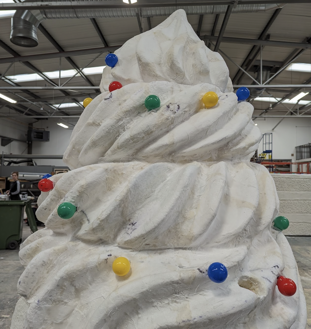 Carving a Giant Cake