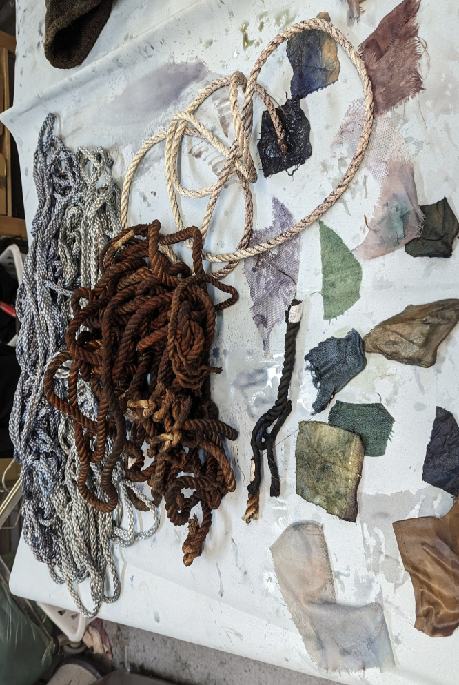 Dying Process for Wearable Art 2024.